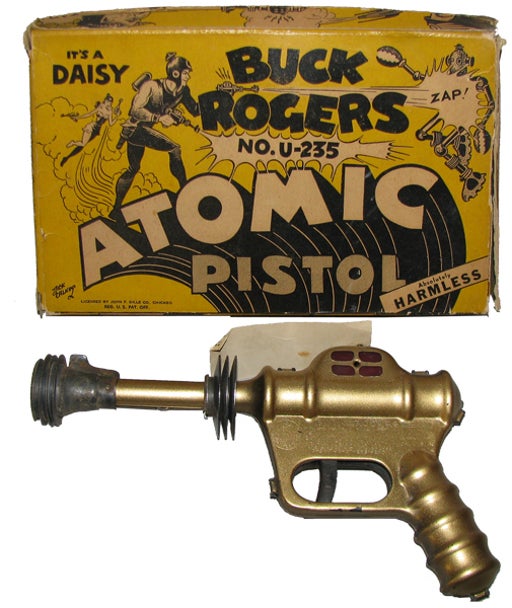 Buck Rogers U235 Atomic Pistol Atomic Tourism